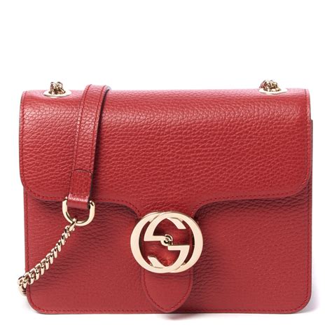 gucci red small handbag|authentic Gucci red handbag.